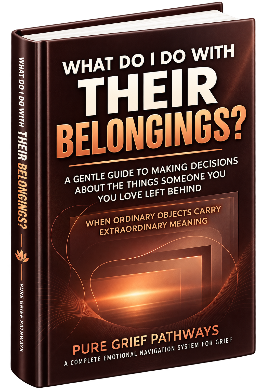 What To Do With A Lost Loved One's Belongings grief support guide